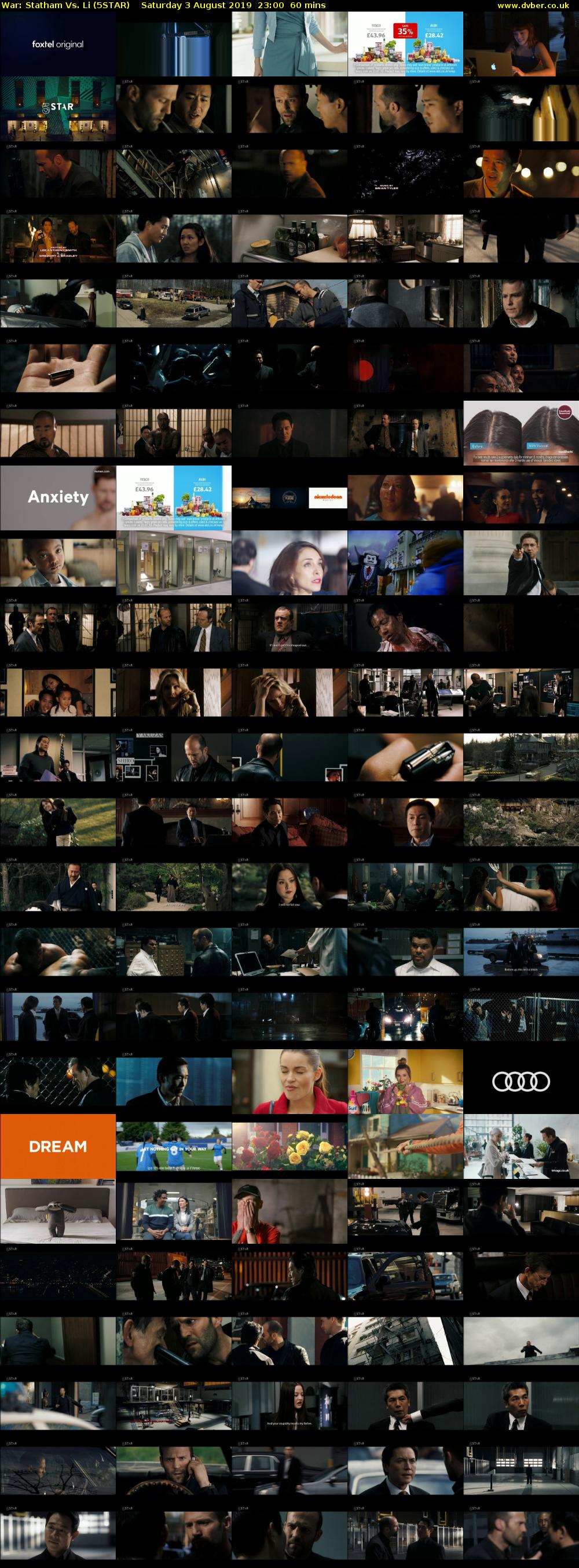 War: Statham Vs. Li (5STAR) Saturday 3 August 2019 23:00 - 00:00