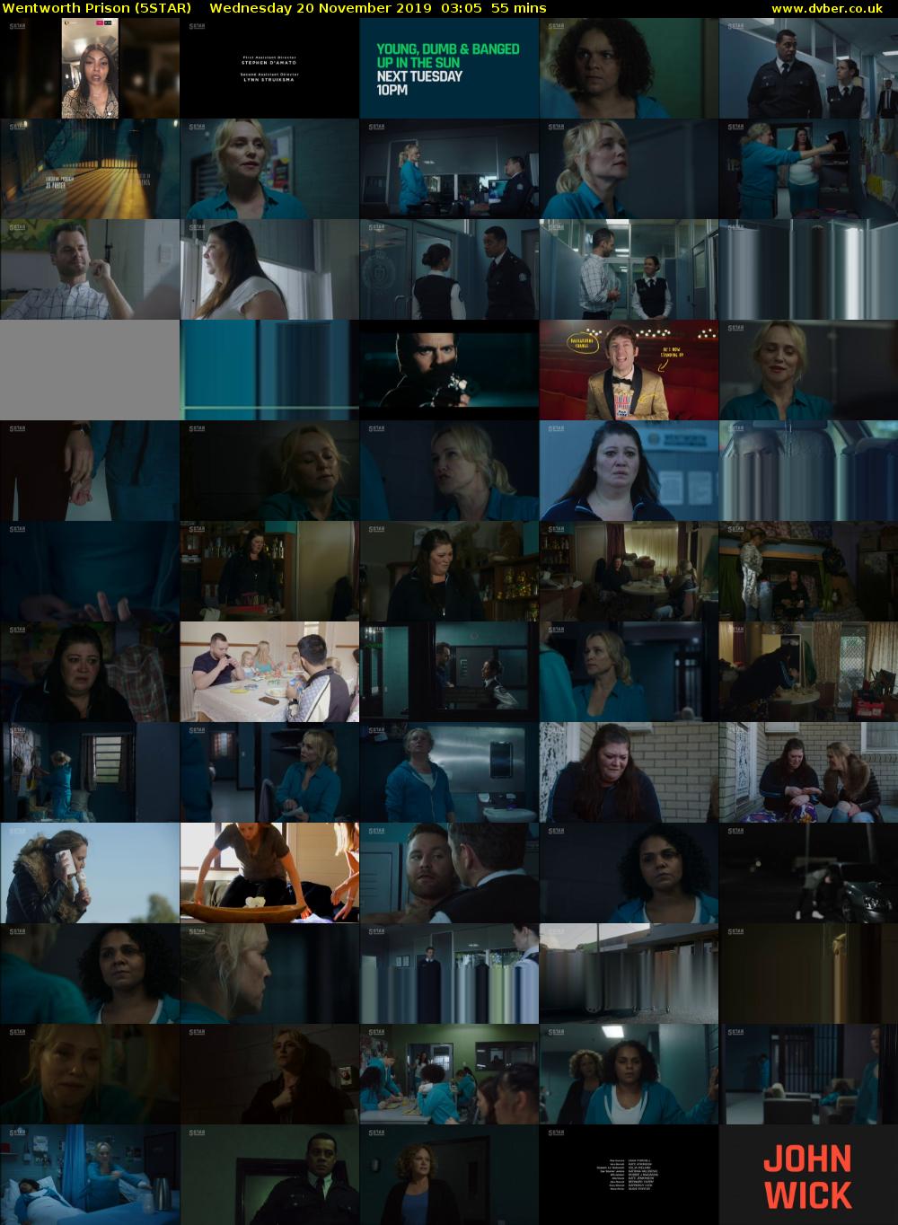 Wentworth Prison (5STAR) Wednesday 20 November 2019 03:05 - 04:00