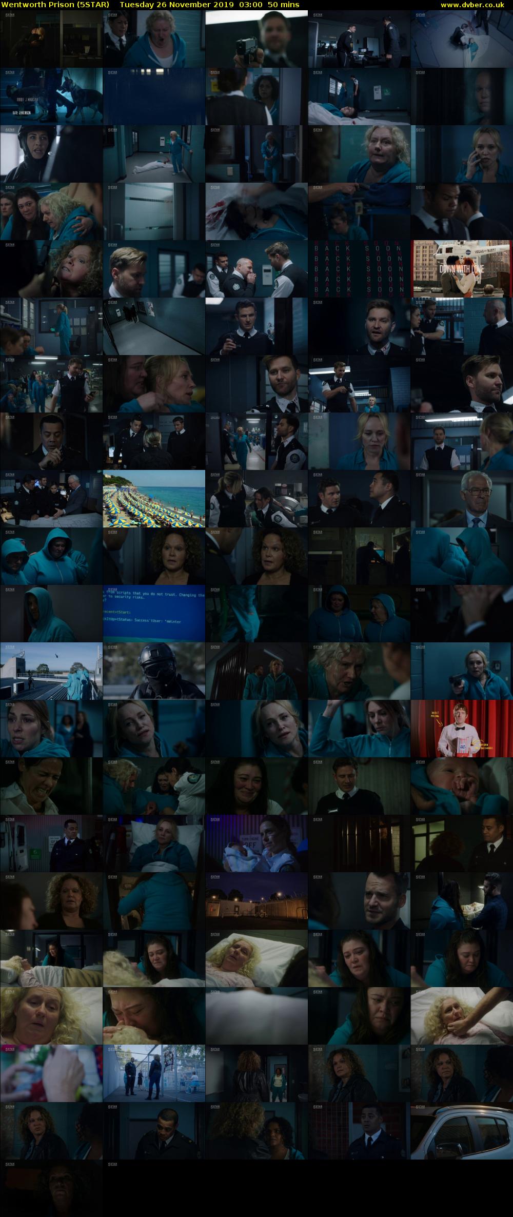 Wentworth Prison (5STAR) Tuesday 26 November 2019 03:00 - 03:50