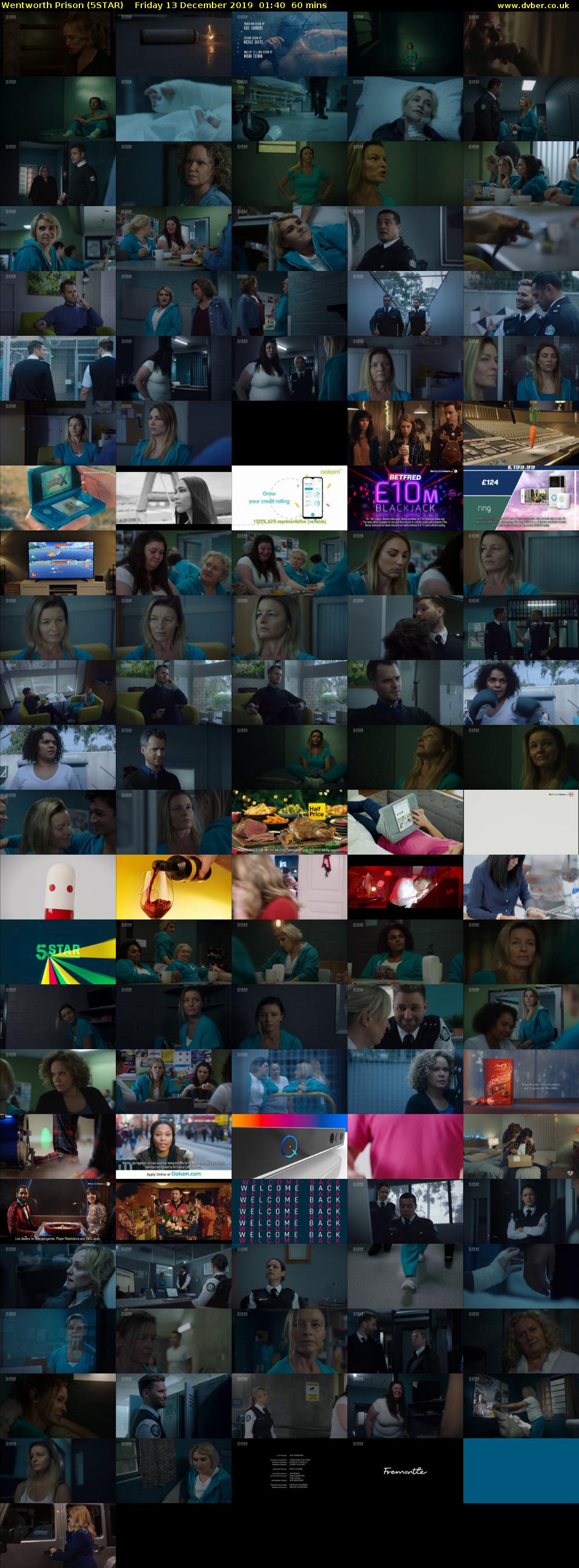 Wentworth Prison (5STAR) Friday 13 December 2019 01:40 - 02:40