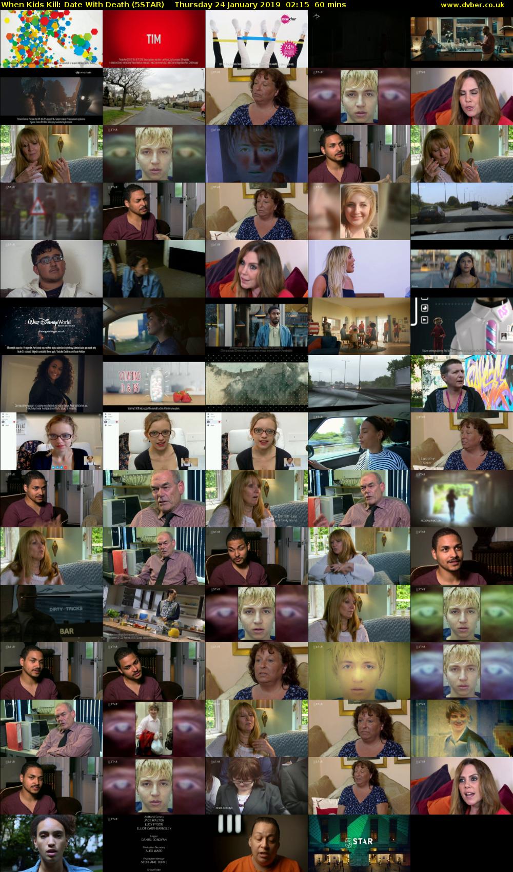 When Kids Kill: Date With Death (5STAR) Thursday 24 January 2019 02:15 - 03:15