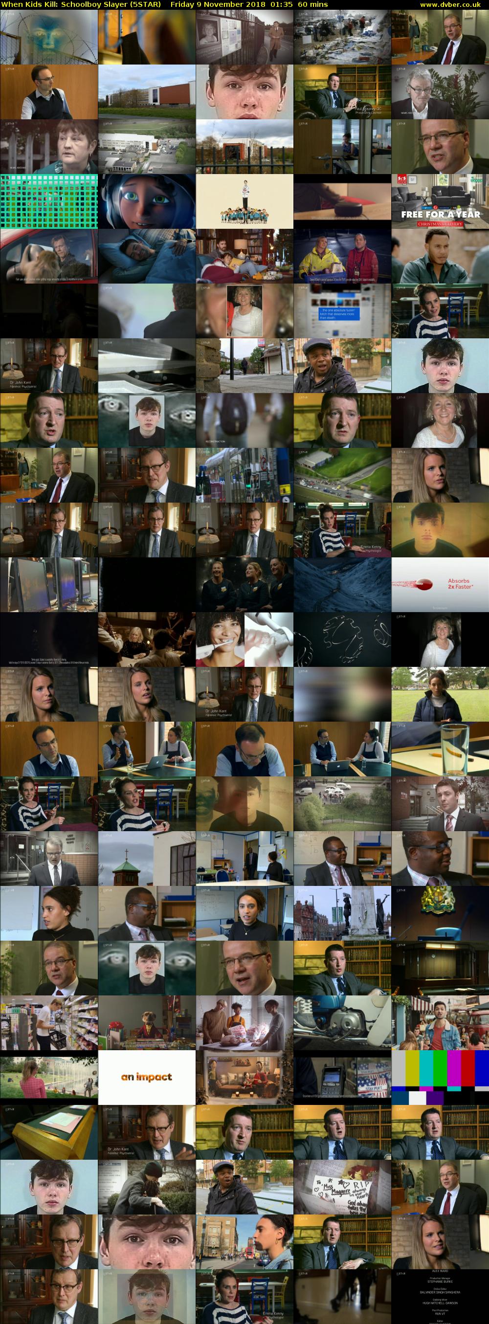 When Kids Kill: Schoolboy Slayer (5STAR) Friday 9 November 2018 01:35 - 02:35