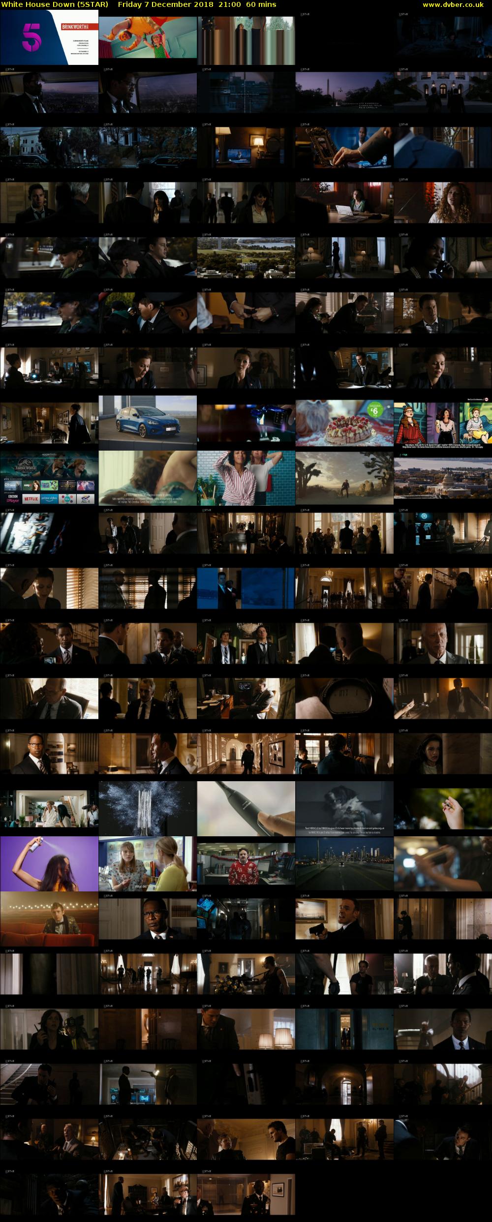 White House Down (5STAR) Friday 7 December 2018 21:00 - 22:00