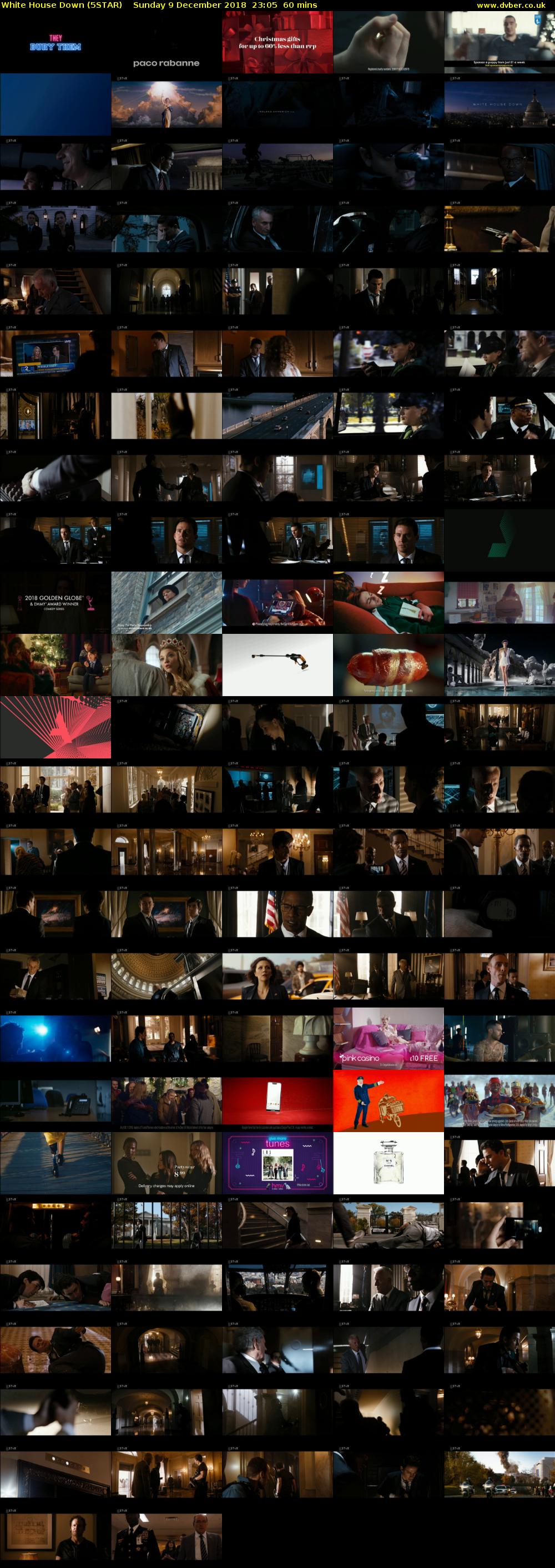 White House Down (5STAR) Sunday 9 December 2018 23:05 - 00:05