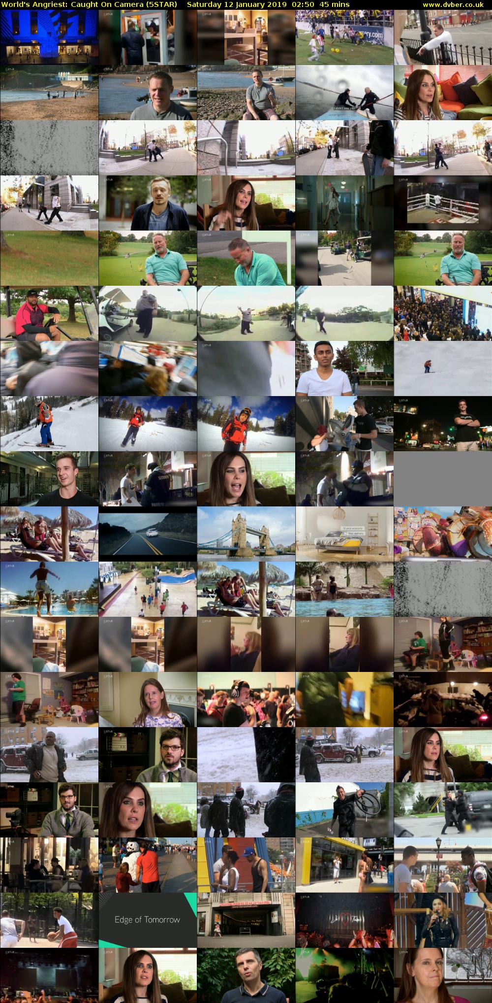 World's Angriest: Caught On Camera (5STAR) Saturday 12 January 2019 02:50 - 03:35