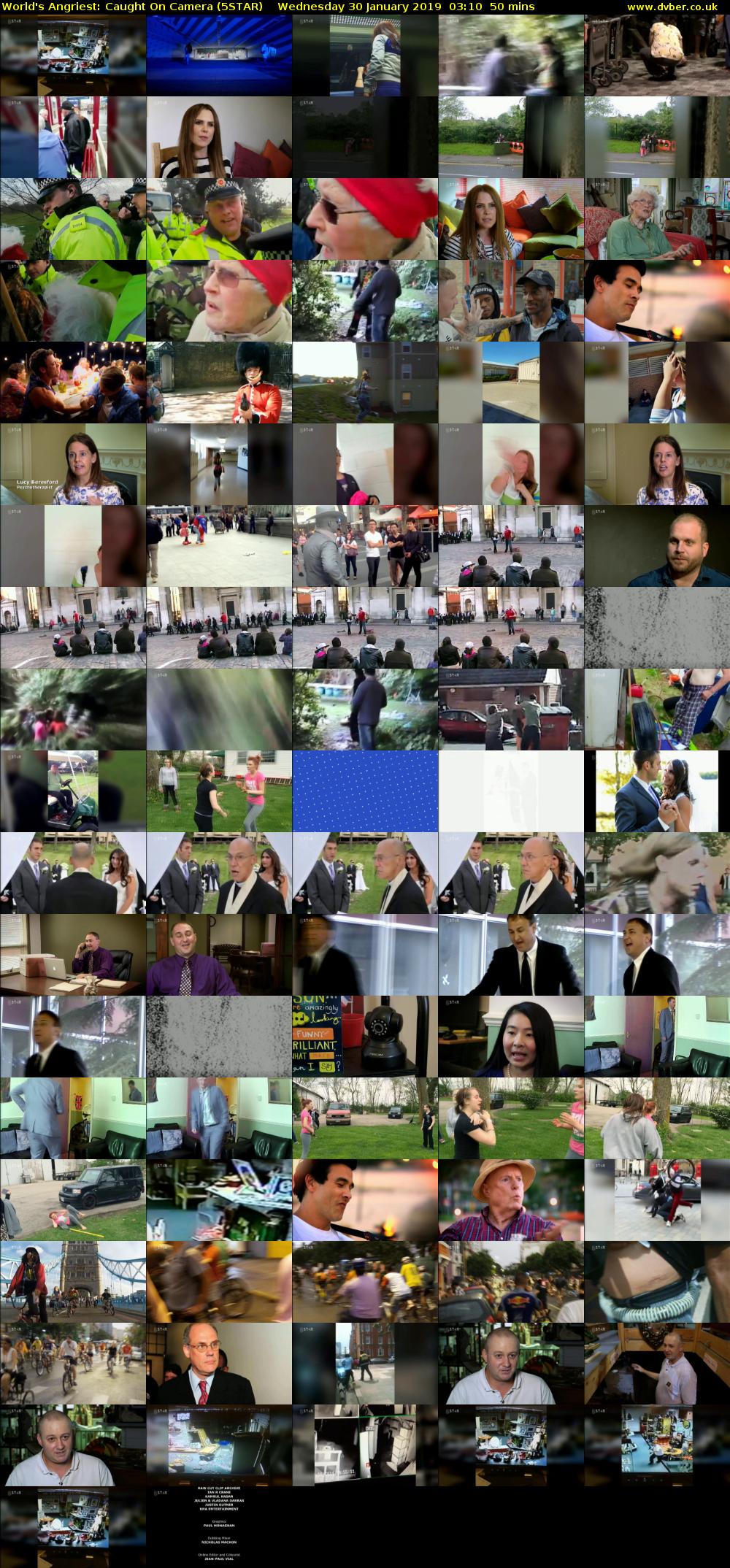 World's Angriest: Caught On Camera (5STAR) Wednesday 30 January 2019 03:10 - 04:00