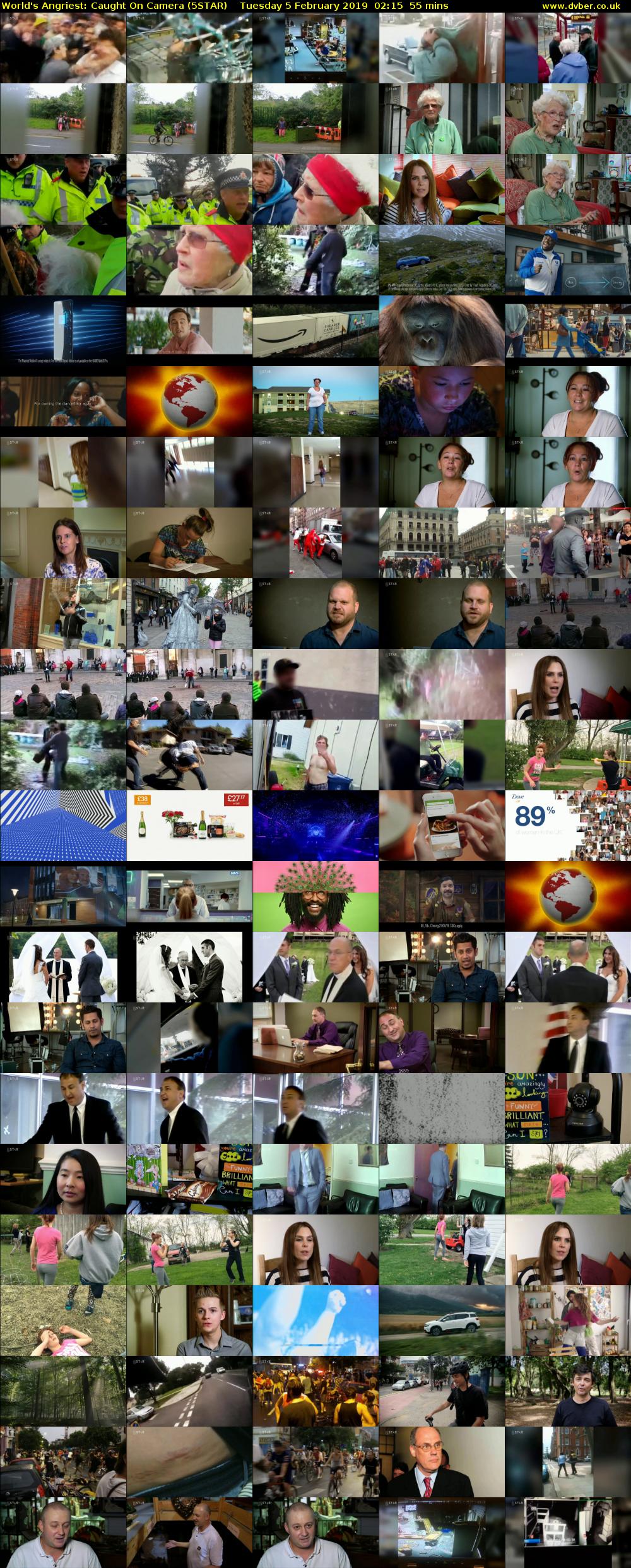 World's Angriest: Caught On Camera (5STAR) Tuesday 5 February 2019 02:15 - 03:10