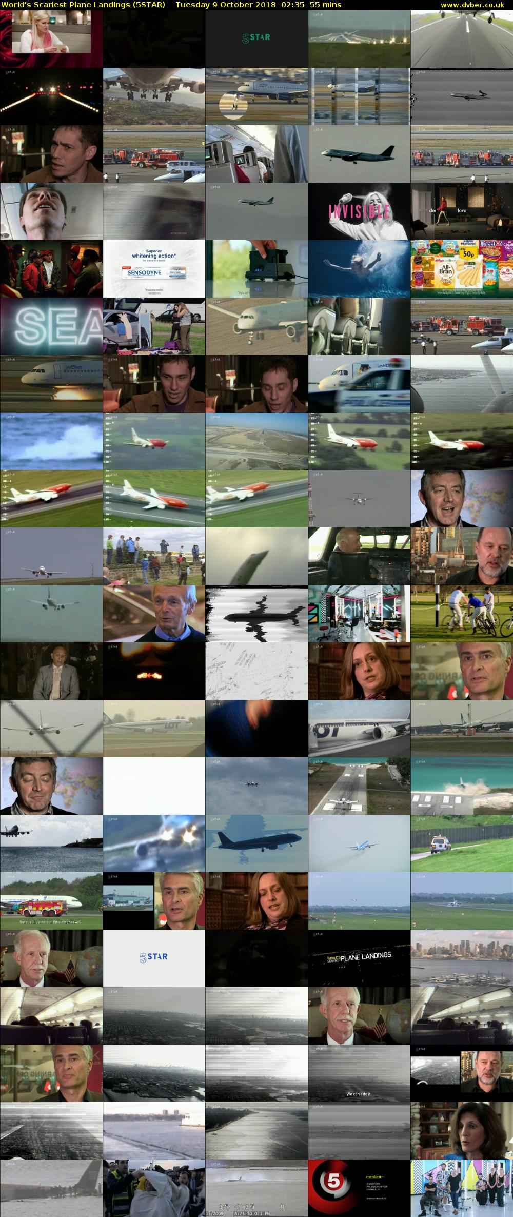 World's Scariest Plane Landings (5STAR) Tuesday 9 October 2018 02:35 - 03:30
