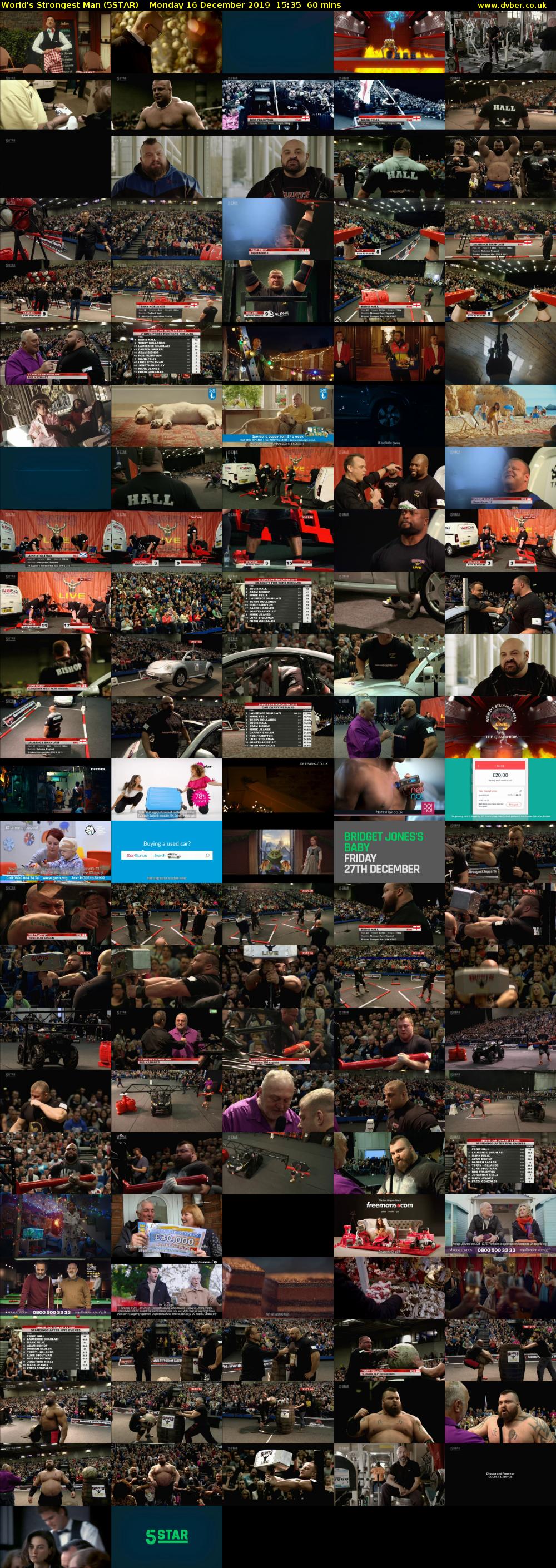 World's Strongest Man (5STAR) Monday 16 December 2019 15:35 - 16:35
