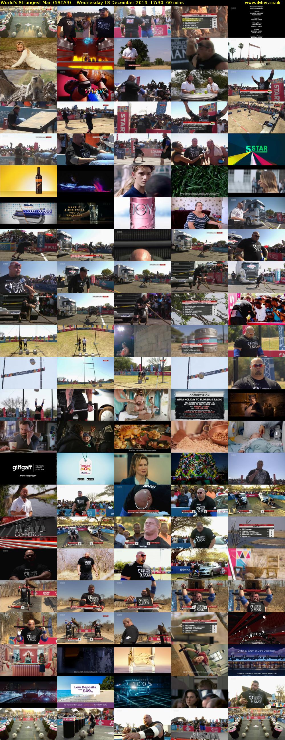 World's Strongest Man (5STAR) Wednesday 18 December 2019 17:30 - 18:30