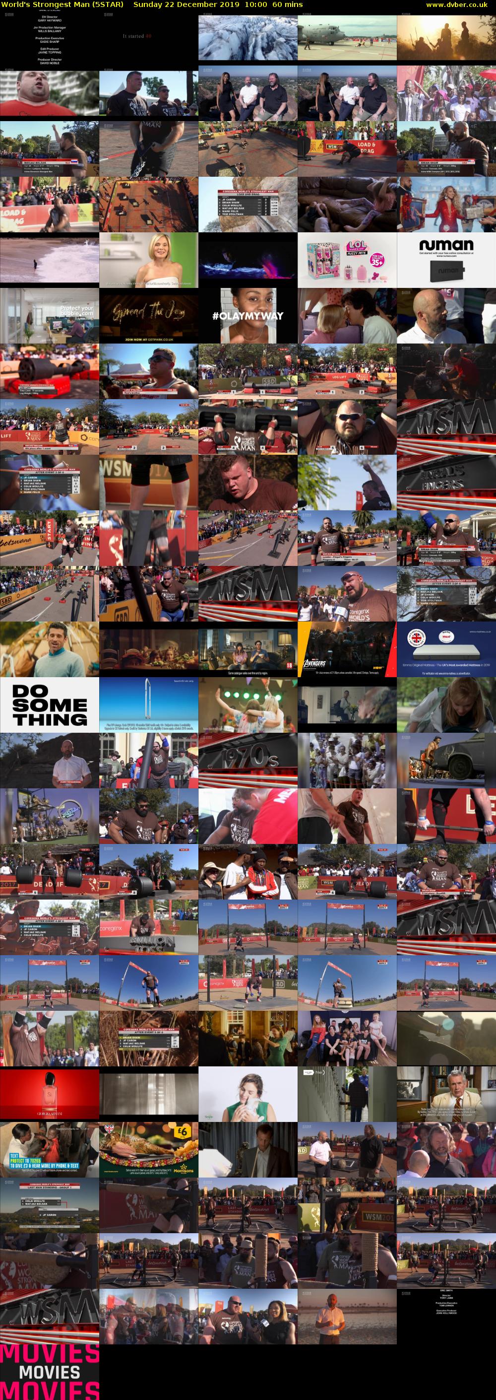 World's Strongest Man (5STAR) Sunday 22 December 2019 10:00 - 11:00