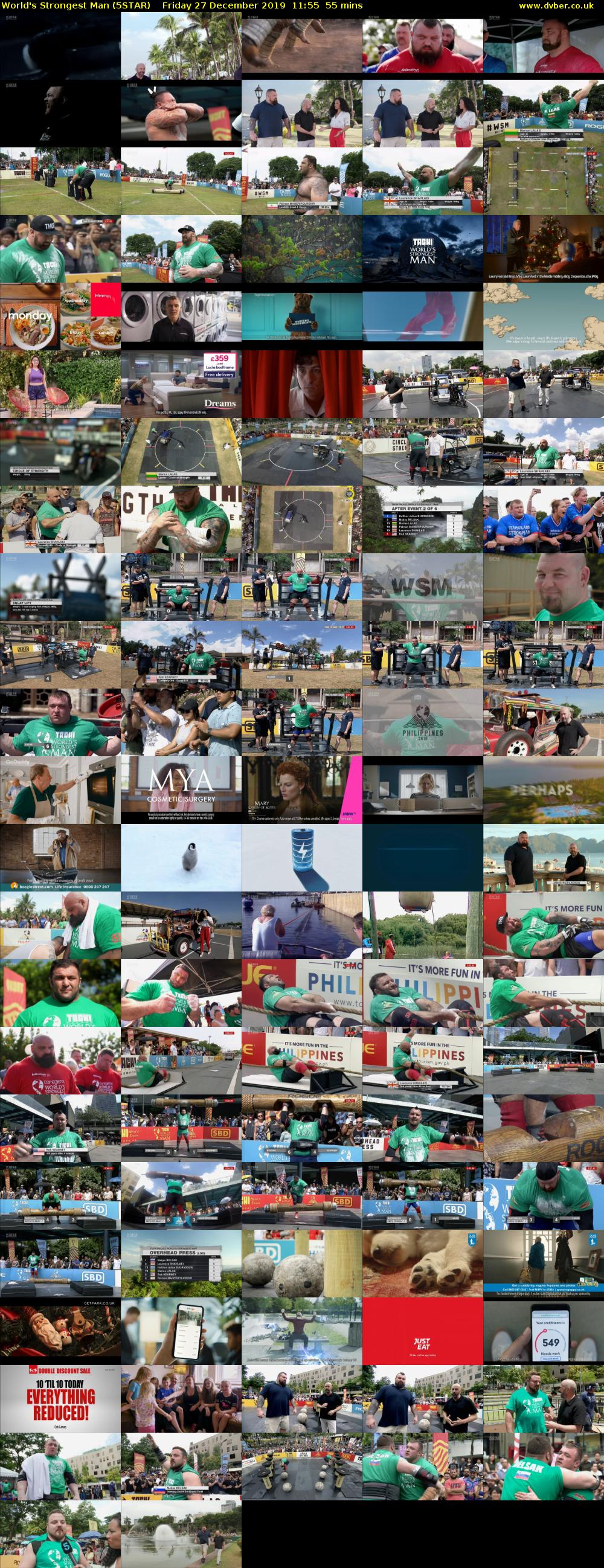 World's Strongest Man (5STAR) Friday 27 December 2019 11:55 - 12:50