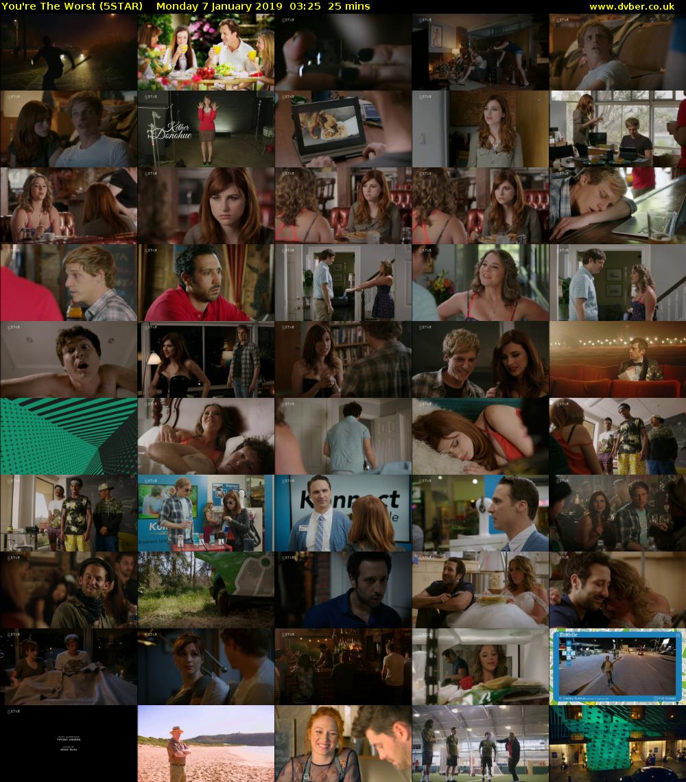 You're The Worst (5STAR) Monday 7 January 2019 03:25 - 03:50