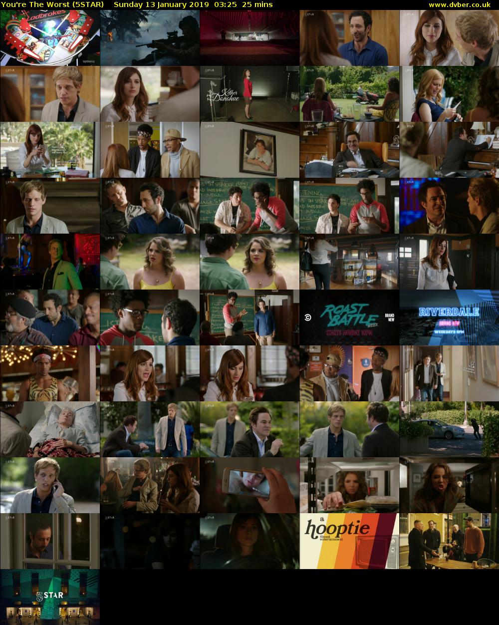 You're The Worst (5STAR) Sunday 13 January 2019 03:25 - 03:50