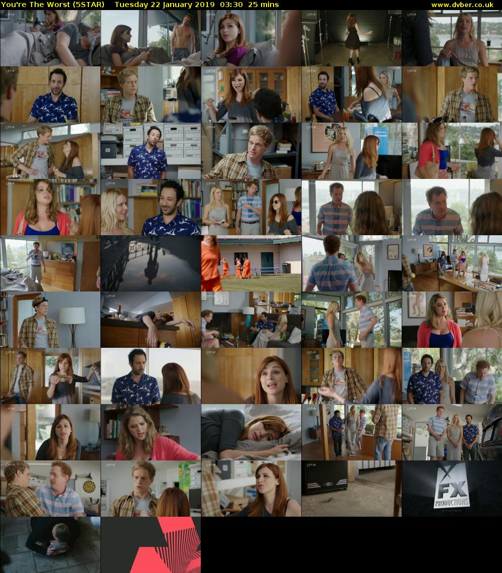 You're The Worst (5STAR) Tuesday 22 January 2019 03:30 - 03:55