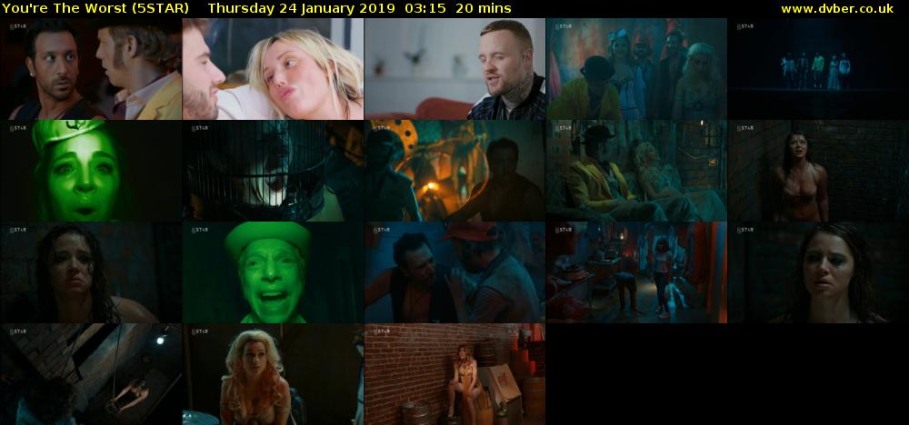 You're The Worst (5STAR) Thursday 24 January 2019 03:15 - 03:35