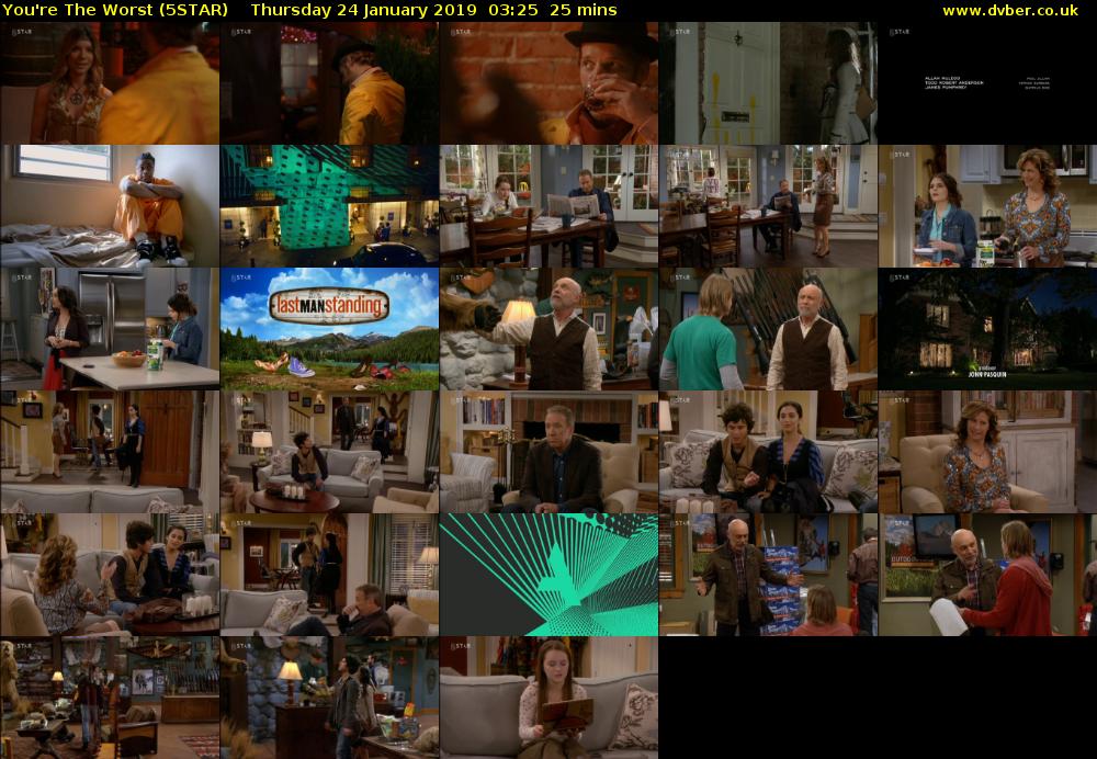 You're The Worst (5STAR) Thursday 24 January 2019 03:25 - 03:50