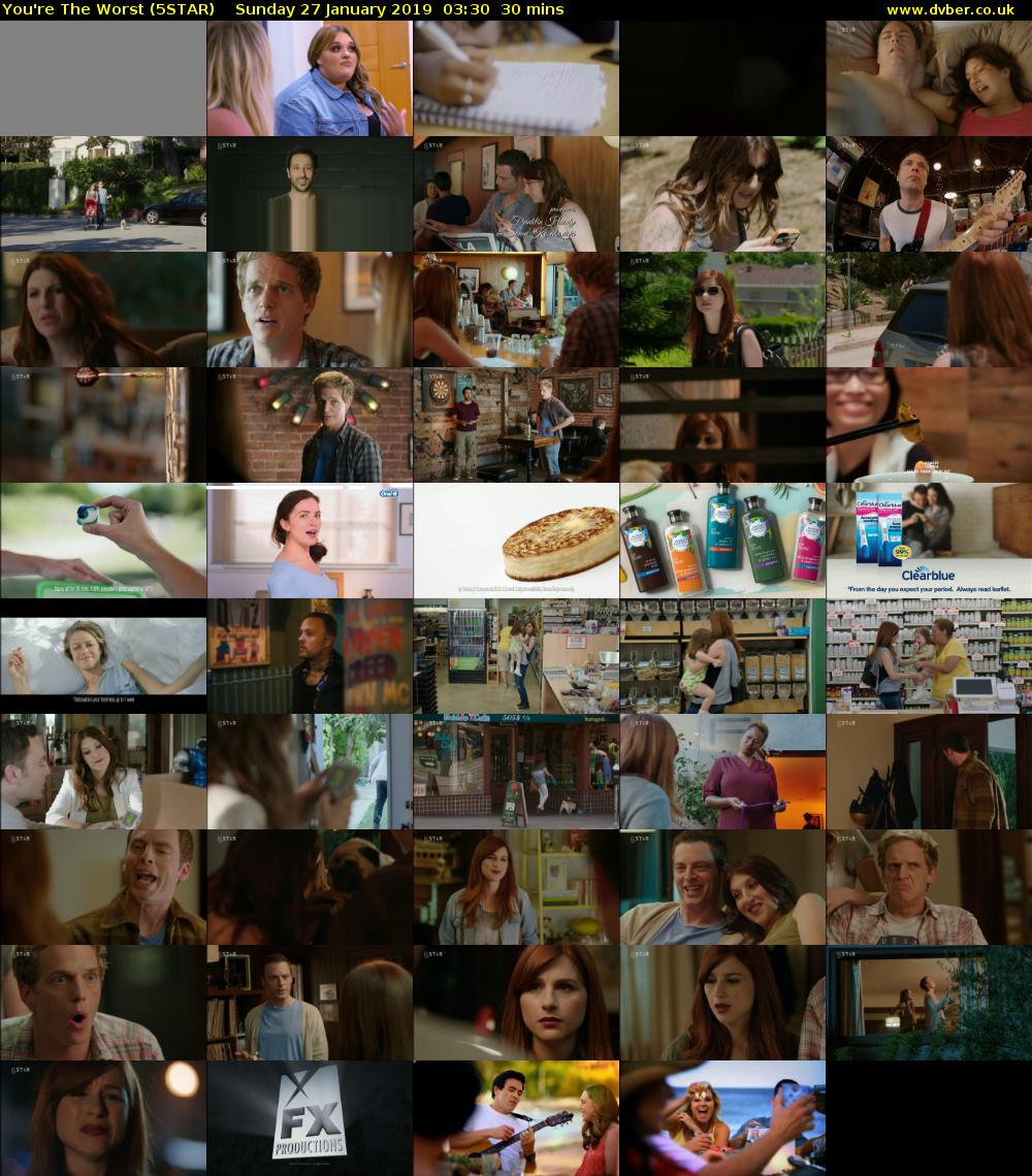 You're The Worst (5STAR) Sunday 27 January 2019 03:30 - 04:00