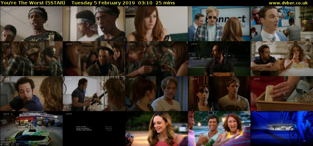 You're The Worst (5STAR) Tuesday 5 February 2019 03:10 - 03:35