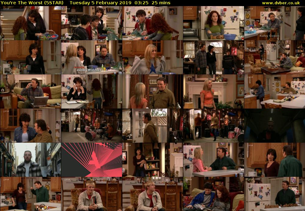 You're The Worst (5STAR) Tuesday 5 February 2019 03:25 - 03:50