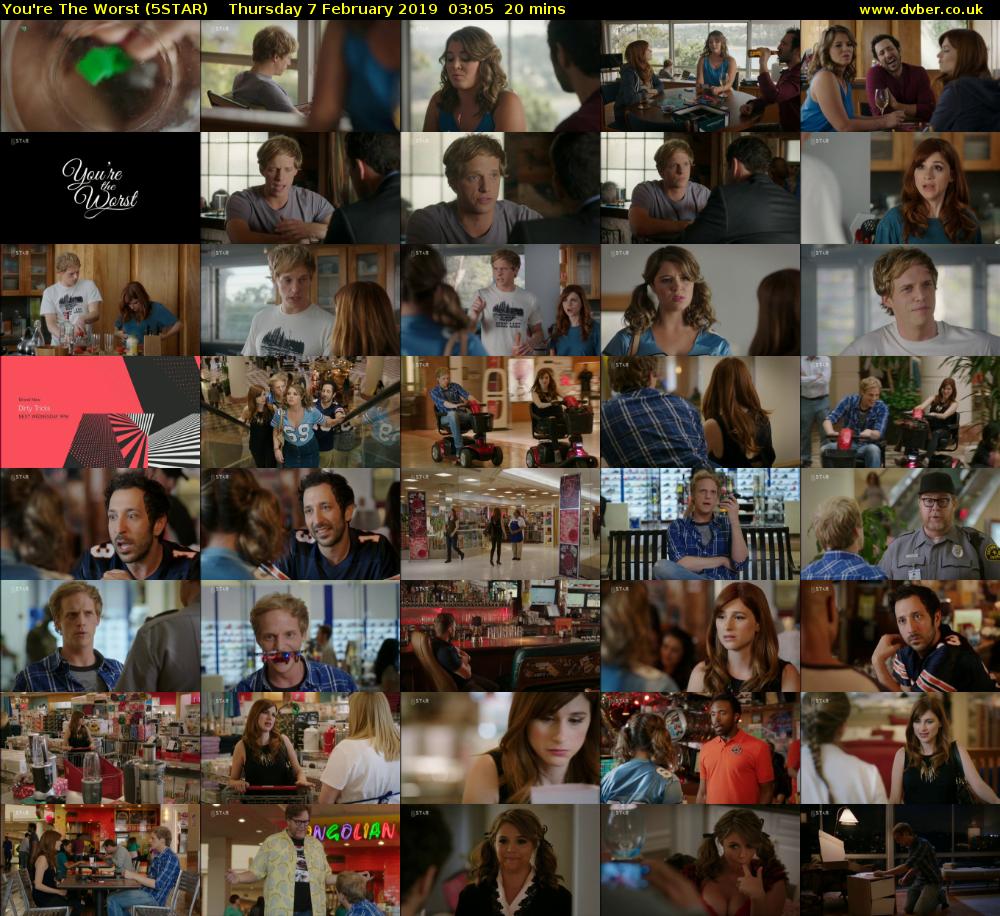 You're The Worst (5STAR) Thursday 7 February 2019 03:05 - 03:25