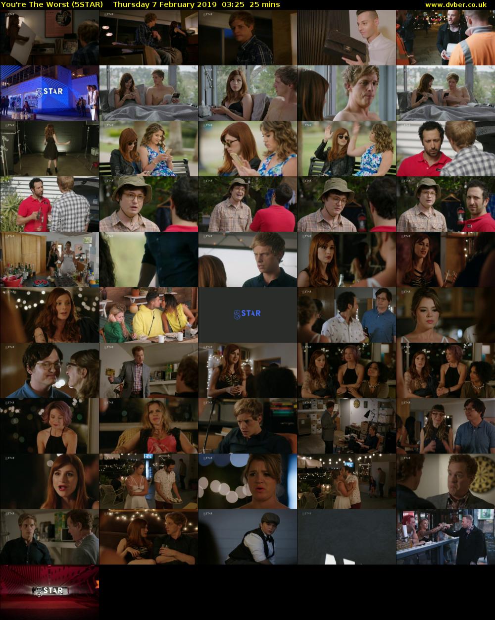 You're The Worst (5STAR) Thursday 7 February 2019 03:25 - 03:50