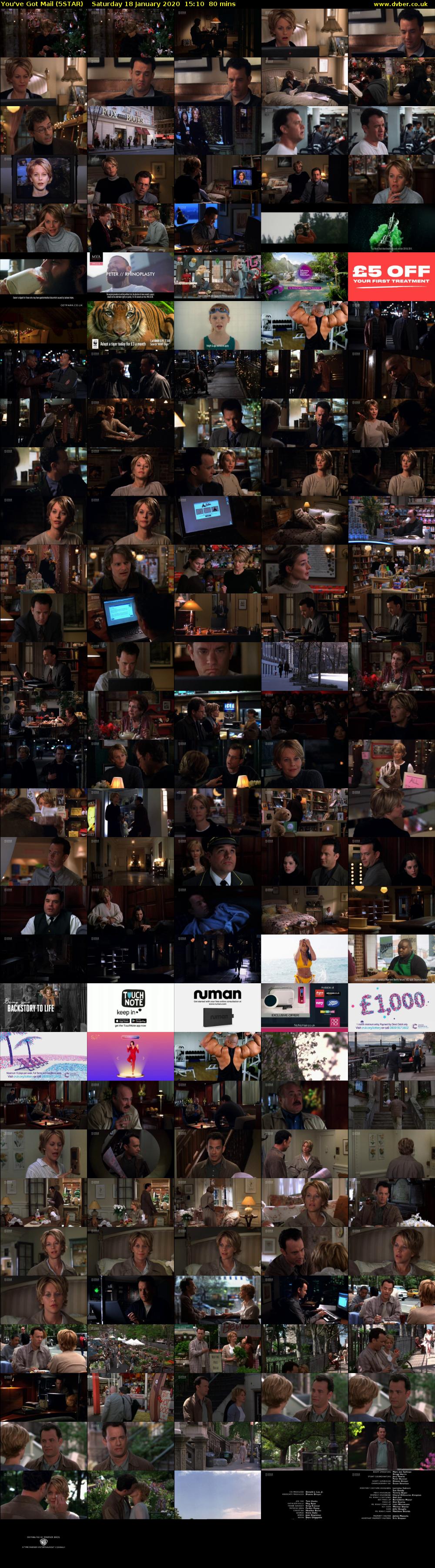You've Got Mail (5STAR) Saturday 18 January 2020 15:10 - 16:30