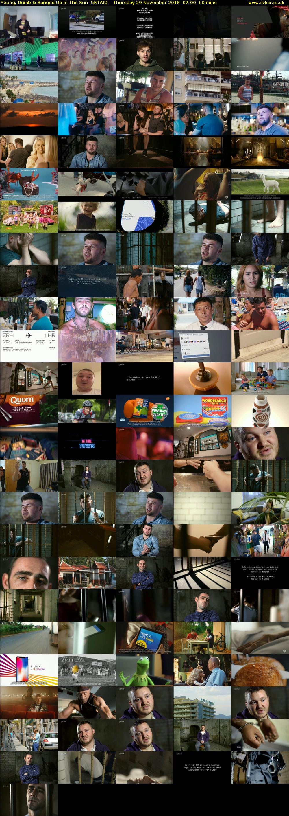 Young, Dumb & Banged Up In The Sun (5STAR) Thursday 29 November 2018 02:00 - 03:00