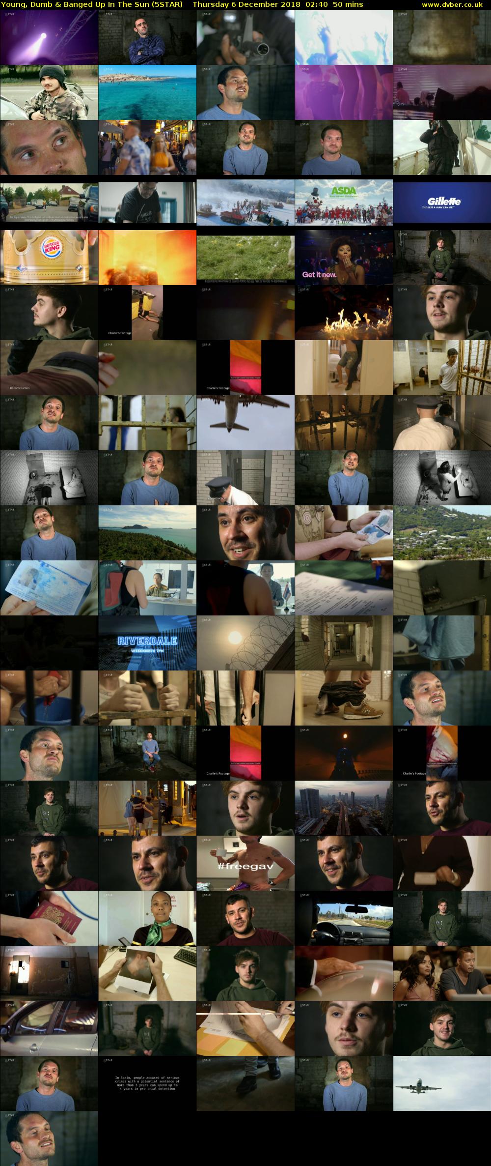 Young, Dumb & Banged Up In The Sun (5STAR) Thursday 6 December 2018 02:40 - 03:30