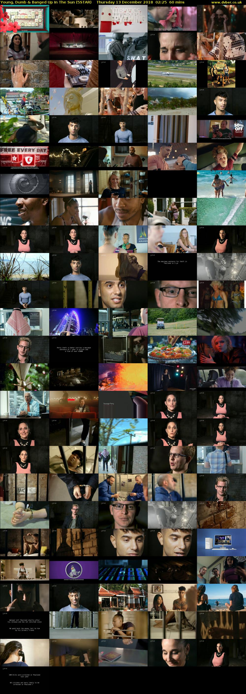 Young, Dumb & Banged Up In The Sun (5STAR) Thursday 13 December 2018 02:25 - 03:25