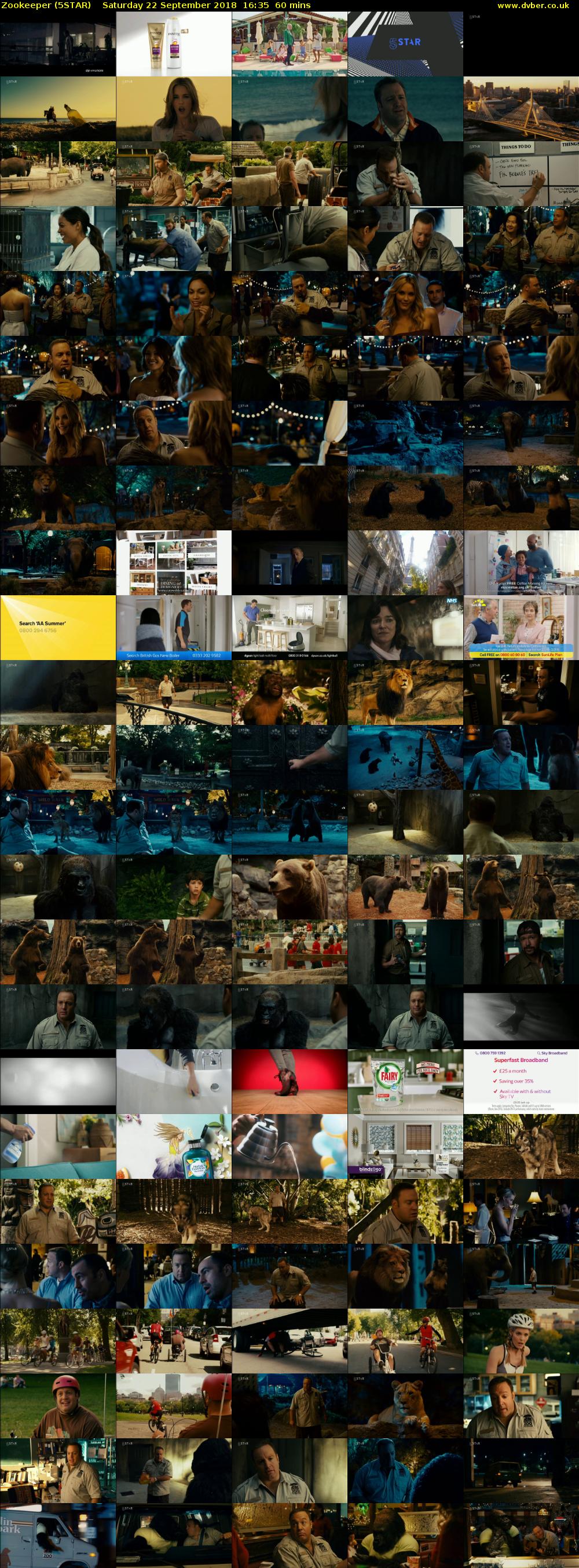 Zookeeper (5STAR) Saturday 22 September 2018 16:35 - 17:35