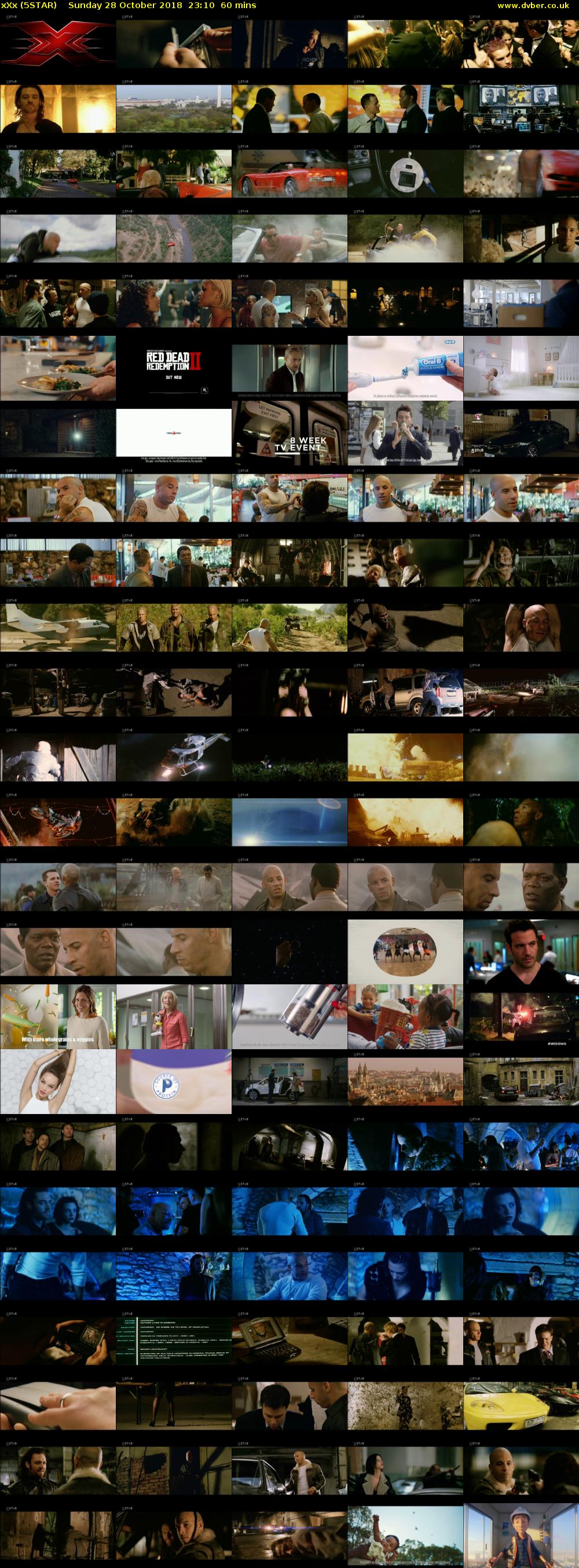 xXx (5STAR) Sunday 28 October 2018 23:10 - 00:10