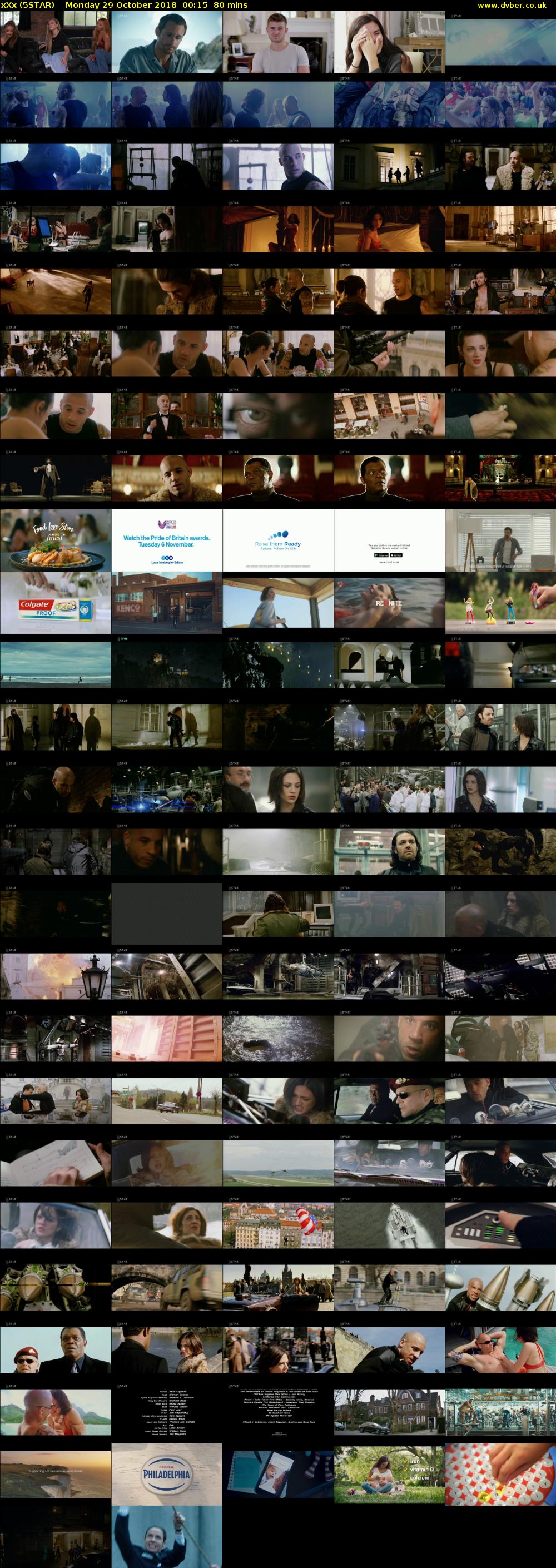 xXx (5STAR) Monday 29 October 2018 00:15 - 01:35