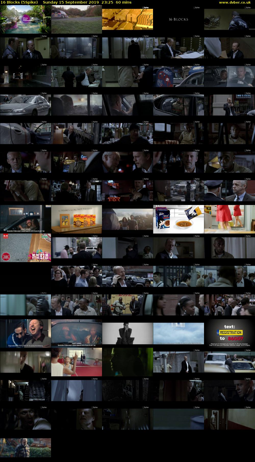 16 Blocks (5Spike) Sunday 15 September 2019 23:25 - 00:25