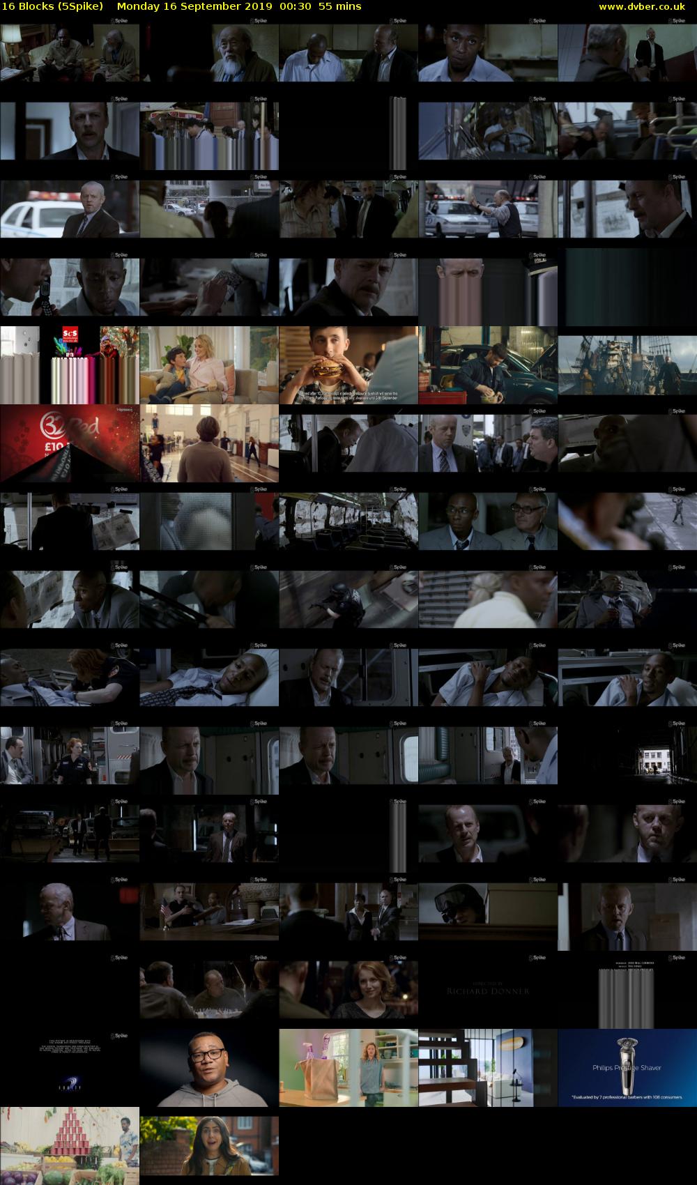 16 Blocks (5Spike) Monday 16 September 2019 00:30 - 01:25