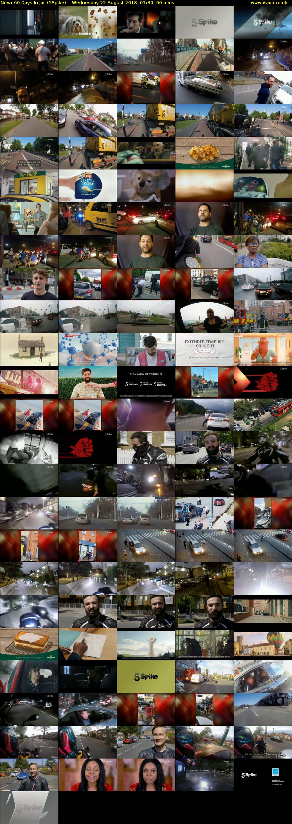 60 Days In Jail (5Spike) Wednesday 22 August 2018 01:30 - 02:30
