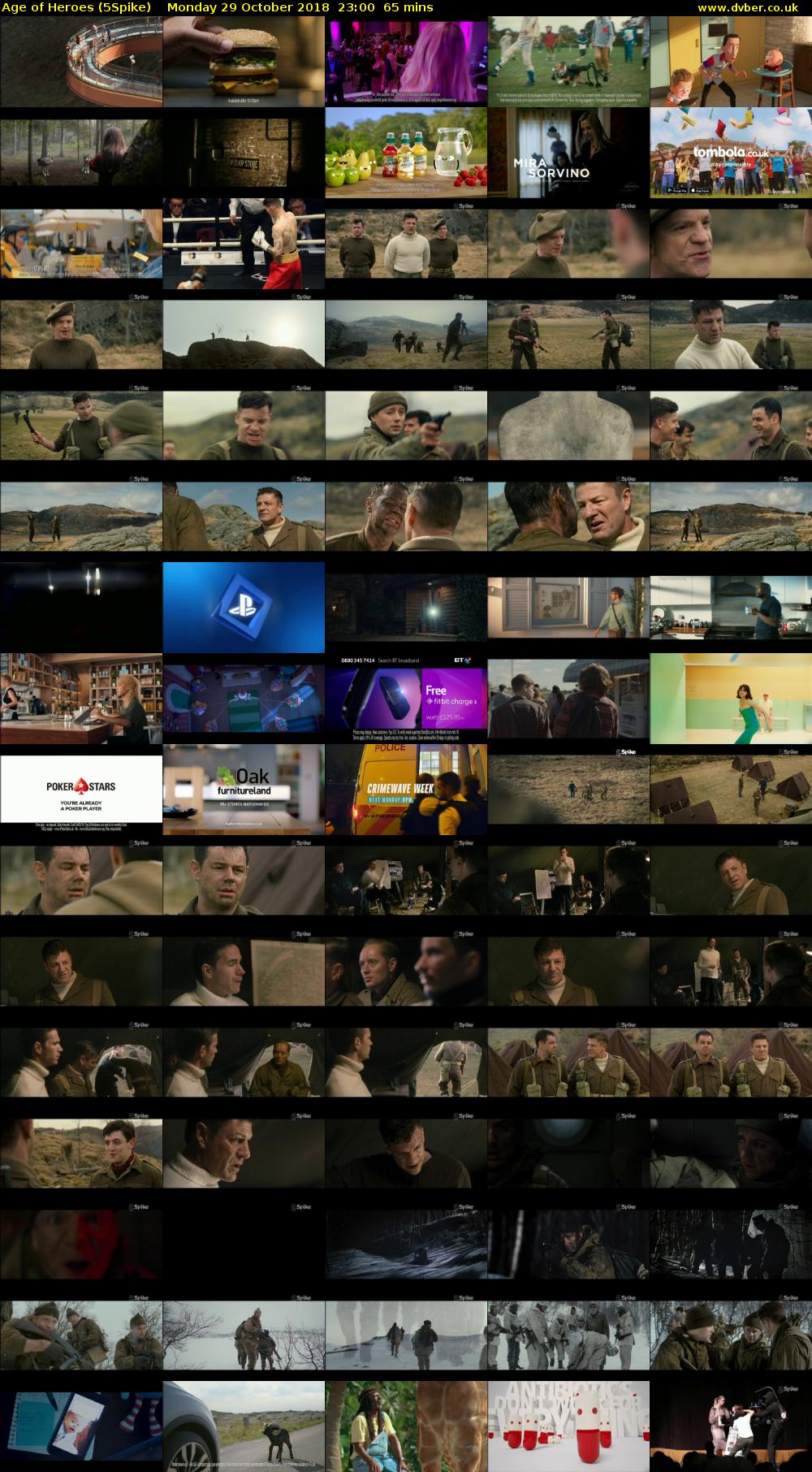 Age of Heroes (5Spike) Monday 29 October 2018 23:00 - 00:05