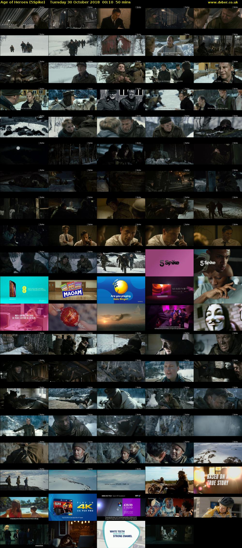 Age of Heroes (5Spike) Tuesday 30 October 2018 00:10 - 01:00