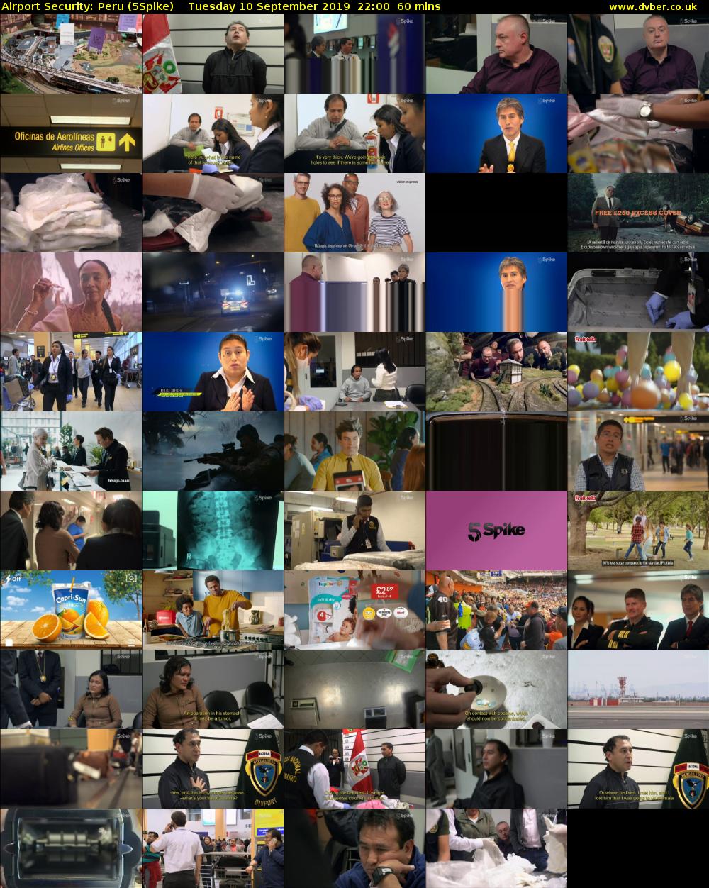 Airport Security: Peru (5Spike) Tuesday 10 September 2019 22:00 - 23:00