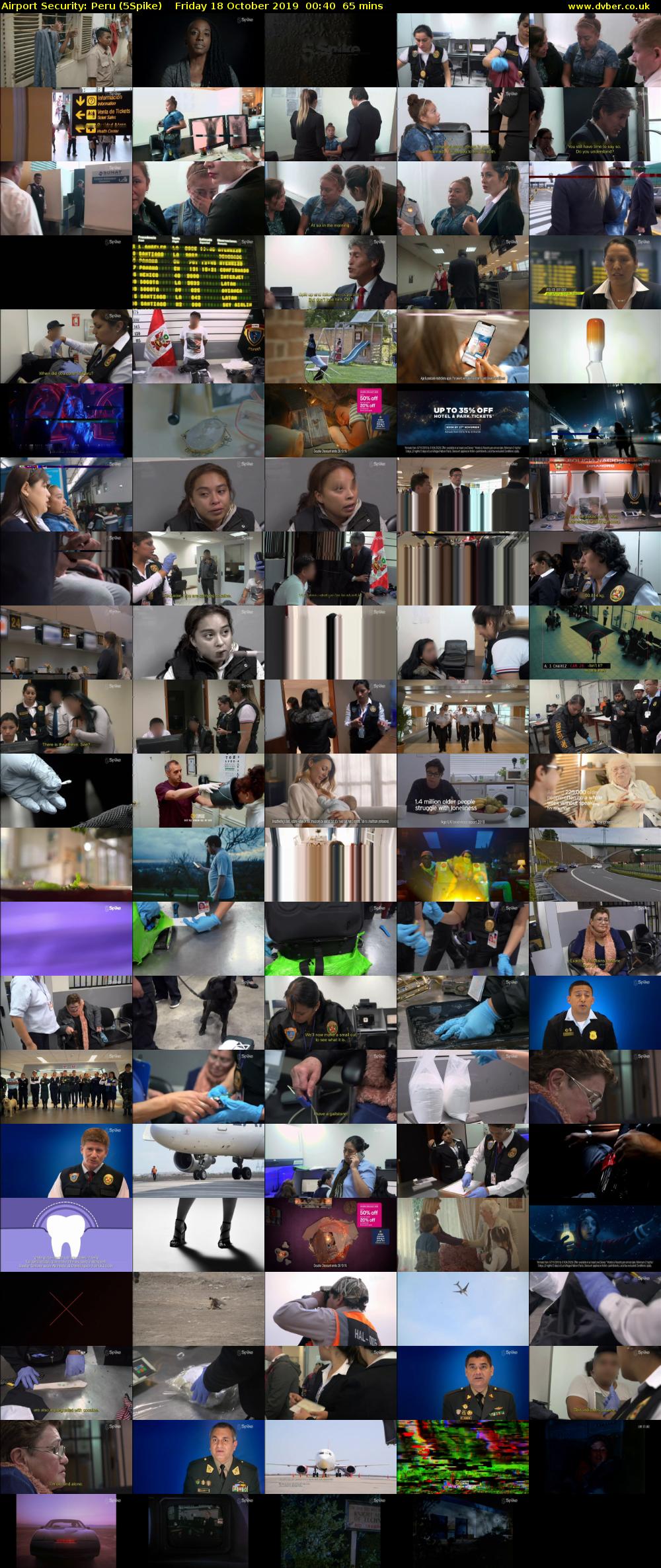 Airport Security: Peru (5Spike) Friday 18 October 2019 00:40 - 01:45