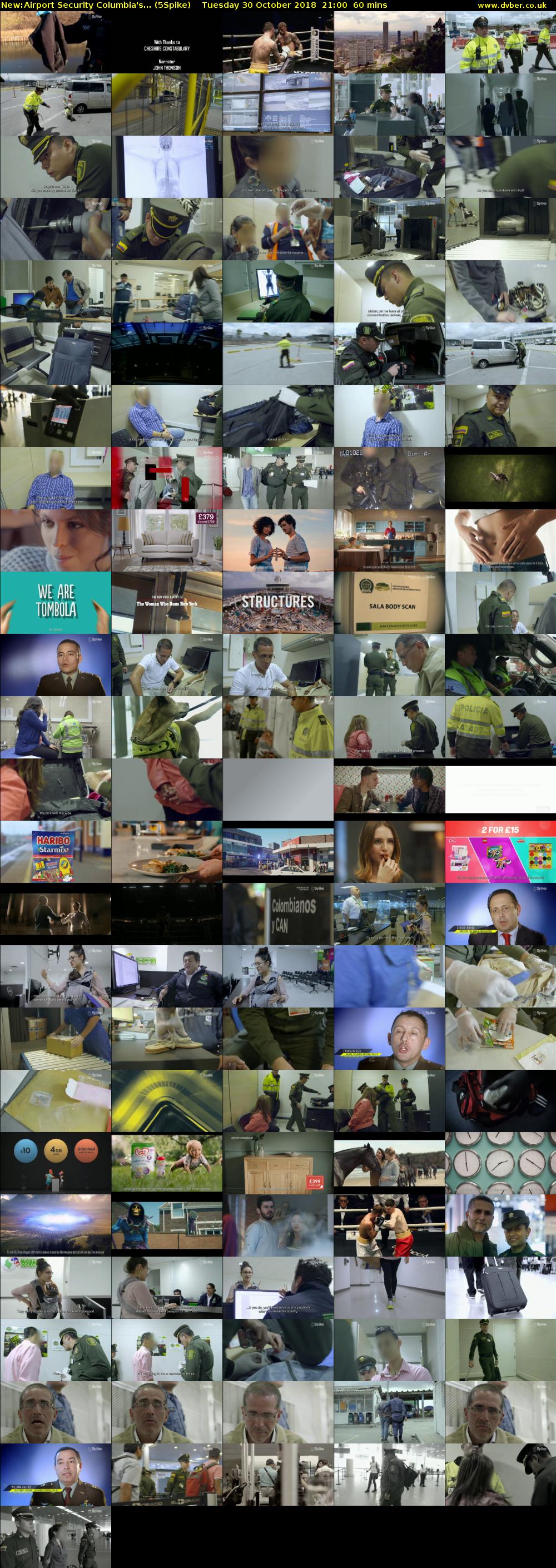 Airport Security Columbia's... (5Spike) Tuesday 30 October 2018 21:00 - 22:00