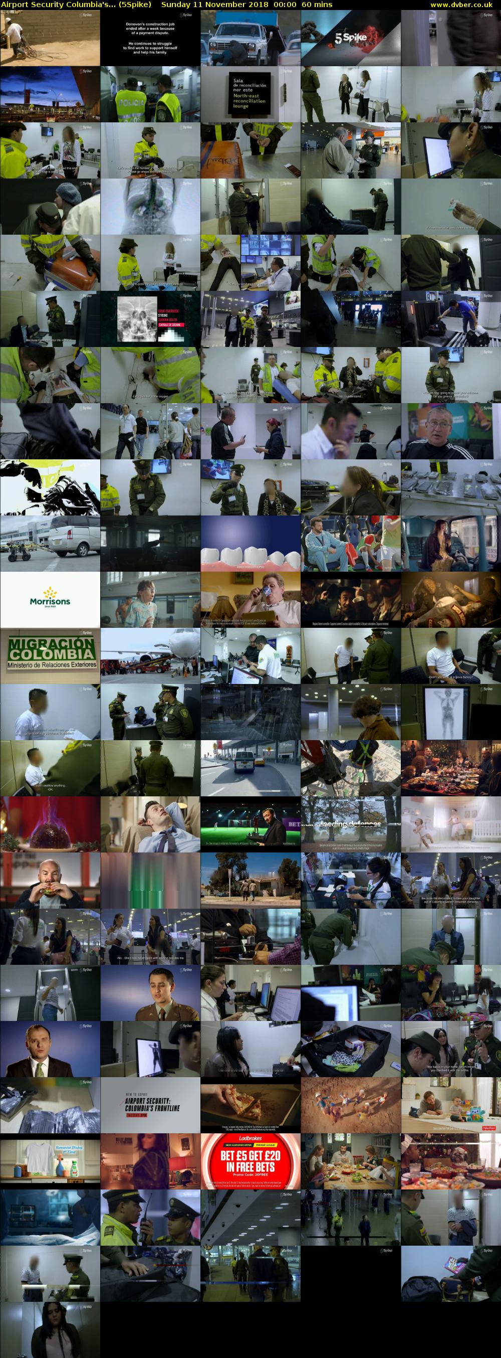 Airport Security Columbia's... (5Spike) Sunday 11 November 2018 00:00 - 01:00