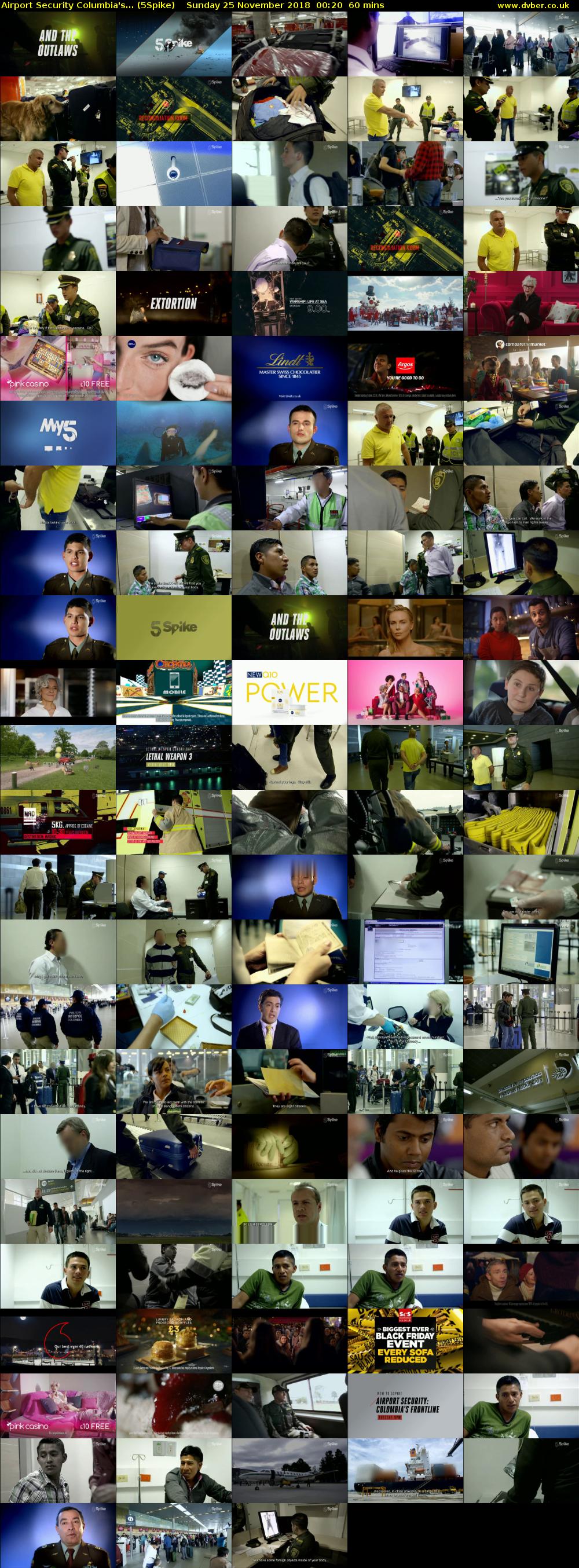 Airport Security Columbia's... (5Spike) Sunday 25 November 2018 00:20 - 01:20