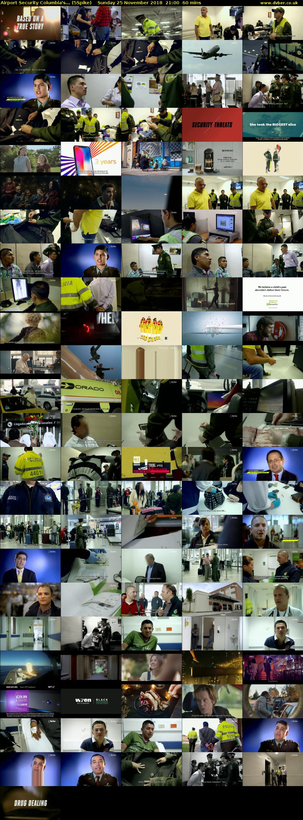 Airport Security Columbia's... (5Spike) Sunday 25 November 2018 21:00 - 22:00