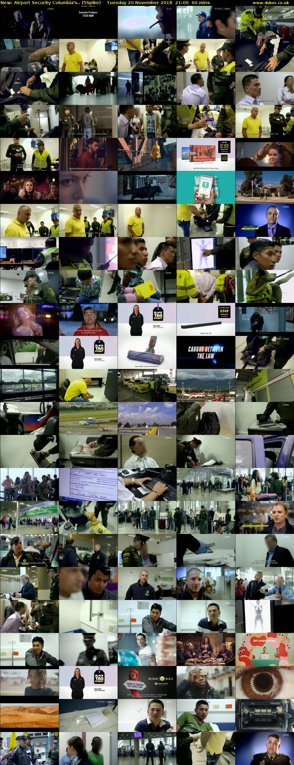 Airport Security Columbia's.. (5Spike) Tuesday 20 November 2018 21:00 - 22:00