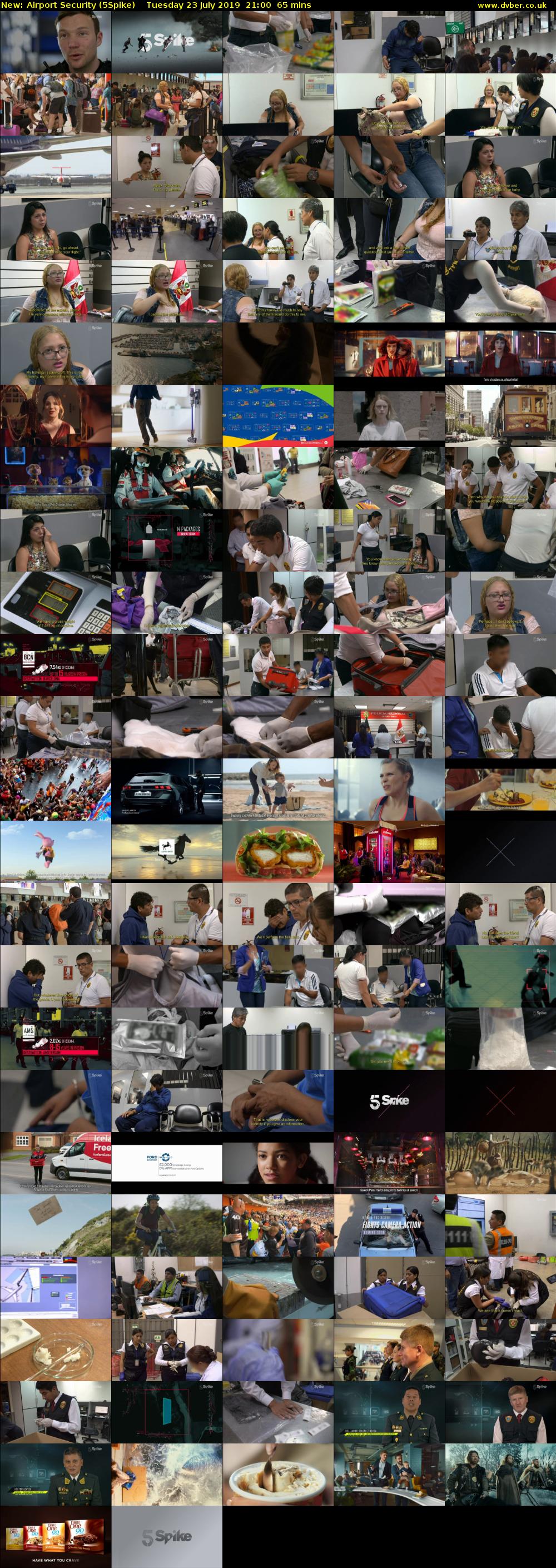 Airport Security (5Spike) Tuesday 23 July 2019 21:00 - 22:05