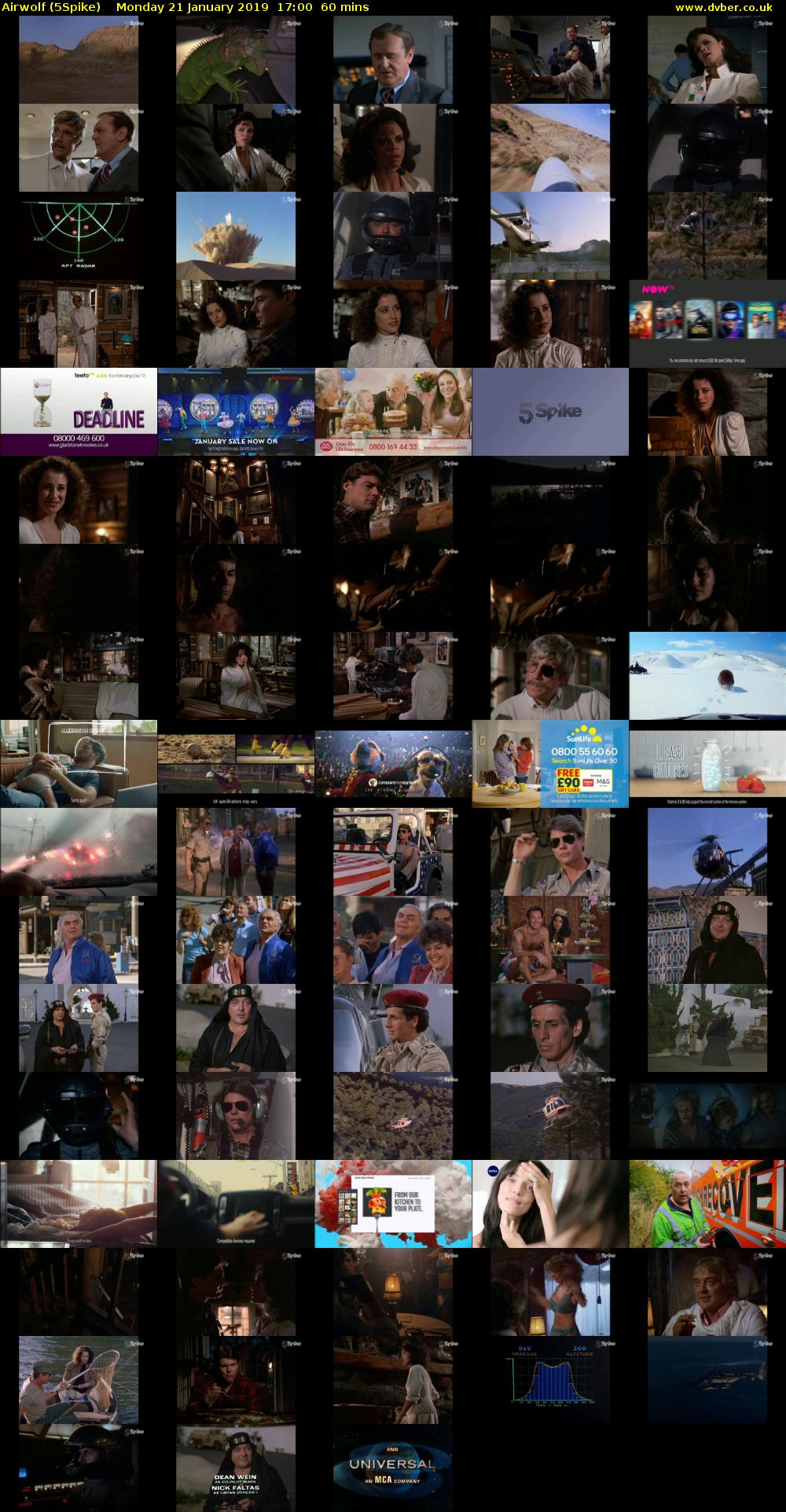 Airwolf (5Spike) Monday 21 January 2019 17:00 - 18:00