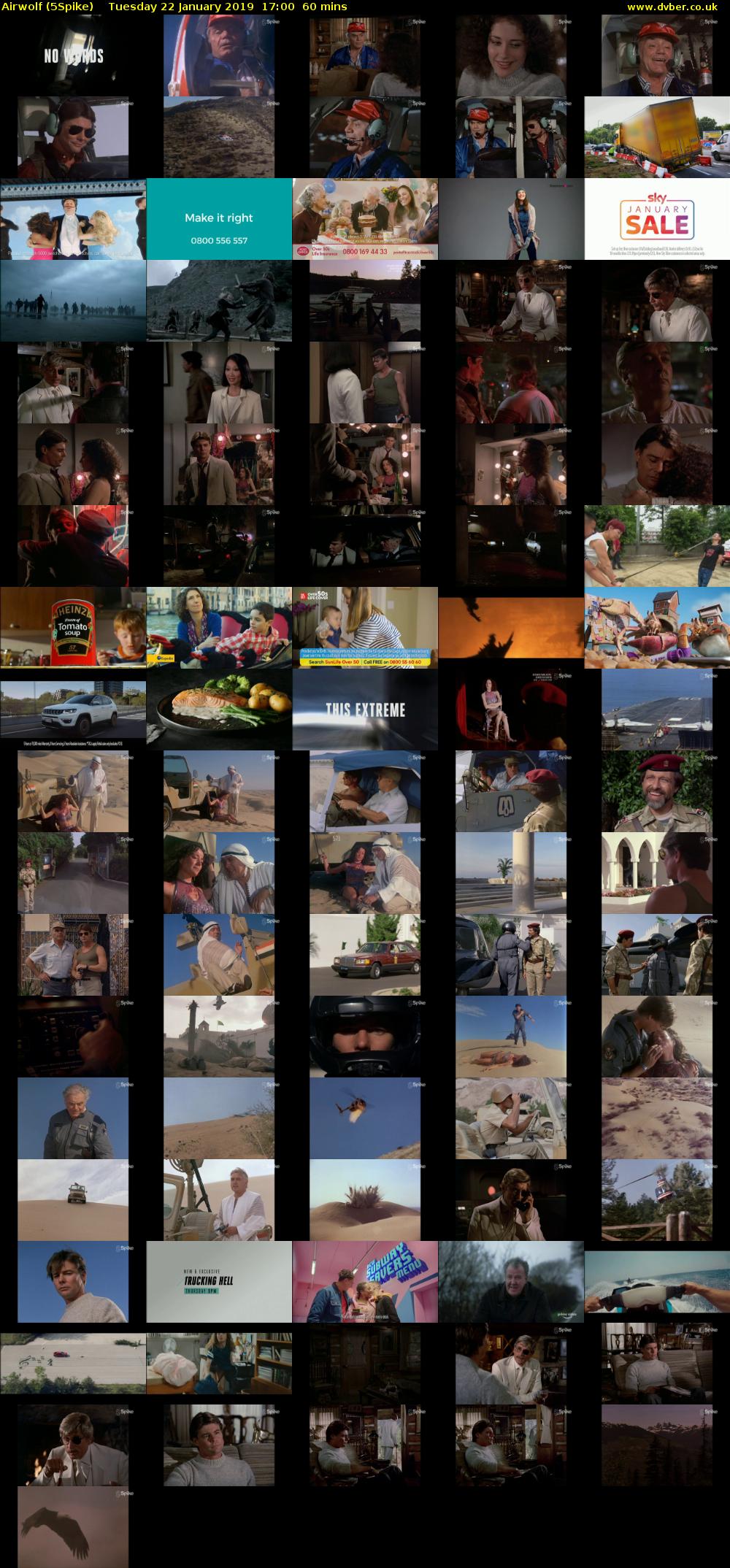 Airwolf (5Spike) Tuesday 22 January 2019 17:00 - 18:00