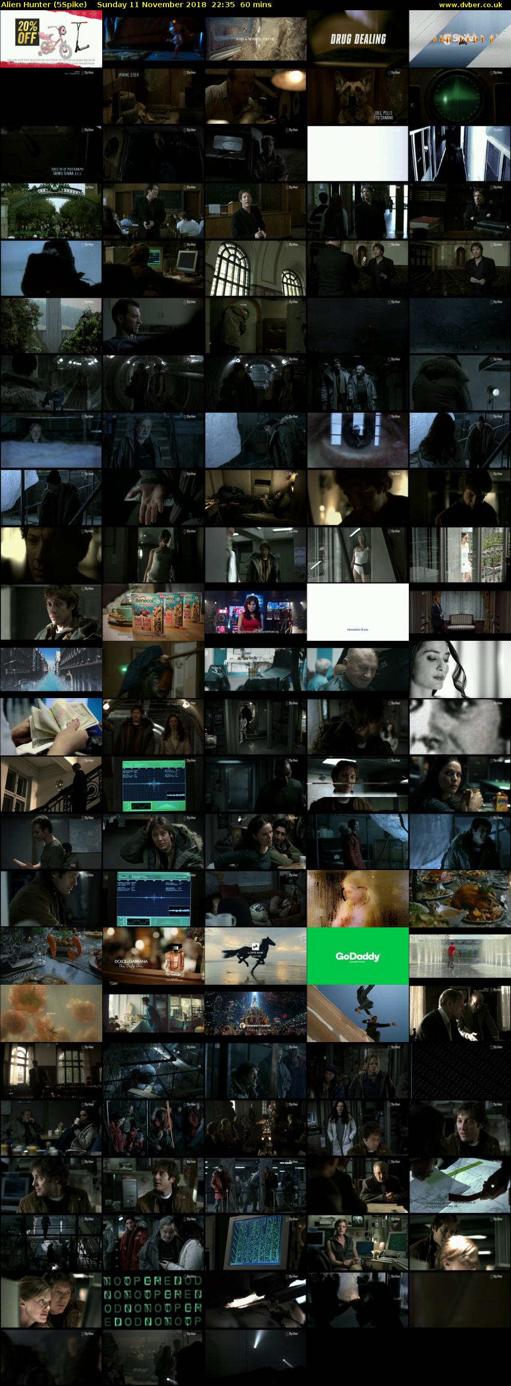 Alien Hunter (5Spike) Sunday 11 November 2018 22:35 - 23:35