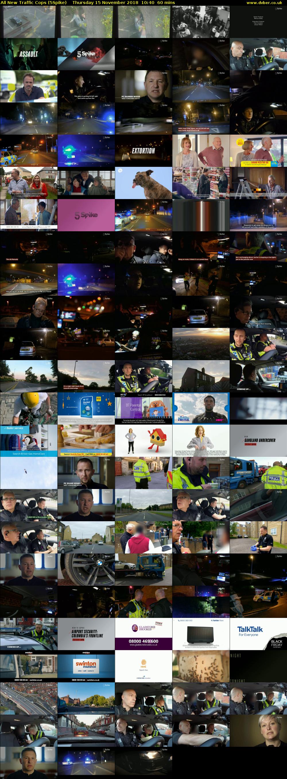 All New Traffic Cops (5Spike) Thursday 15 November 2018 10:40 - 11:40